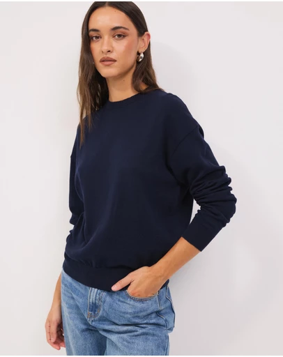Calli - Melton Relaxed Knit Jumper