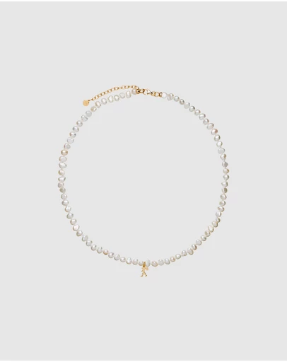 Karen Walker - Mini Girl with Pearls Necklace