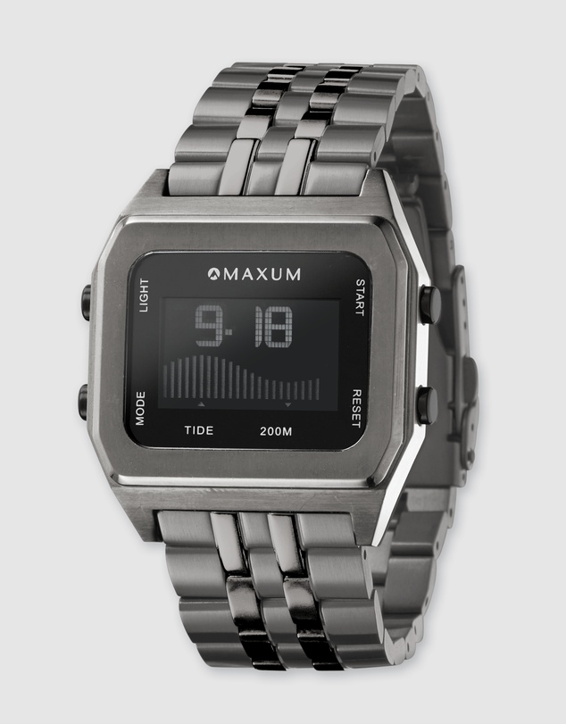 Maxum - Raglan Tide Watch in Gunmetal