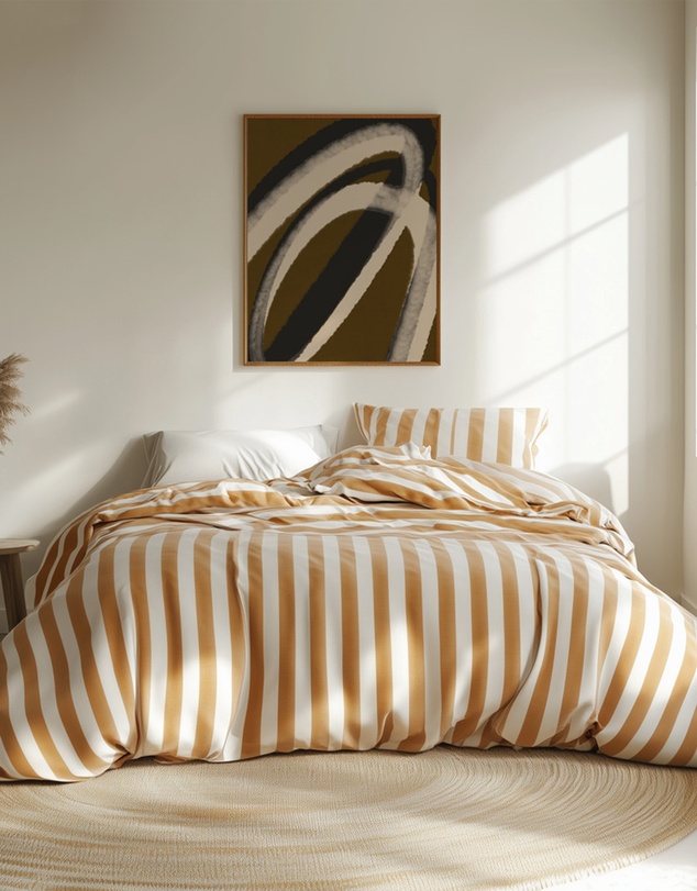 Olive et Oriel - Espressostrokes No 5 by Treechild Art Print