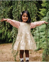 Kynd Baby - Denim Dress in Denim Floral