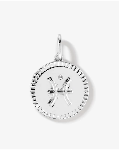 Michael Hill - Diamond Accent Pisces Zodiac Pendant in Sterling Silver