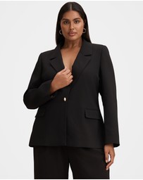 Forever New Curve - Victoria Curve Single Breasted Blazer