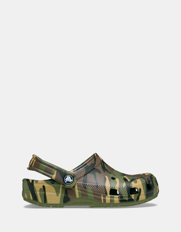 Crocs - Classic Camouflage Clogs - Kids-Teens