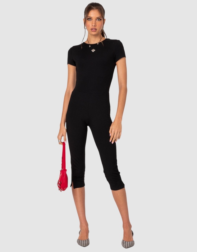 EDIKTED - Capri Open Back Jumpsuit