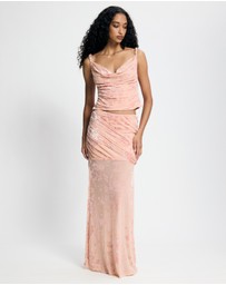 Lover - Carlene Burnout Maxi Skirt