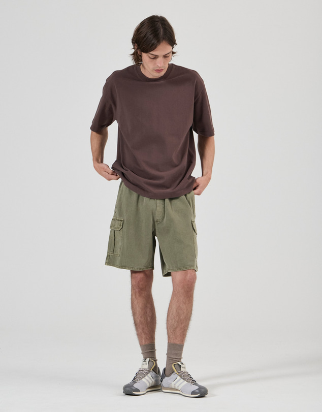 Rolla's - Rolla's Cargo Denim Shorts - Faded Army
