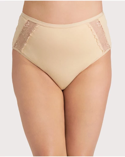 Ava & Audrey  - Ava & Audrey Hannah Cotton & Lace Full Brief