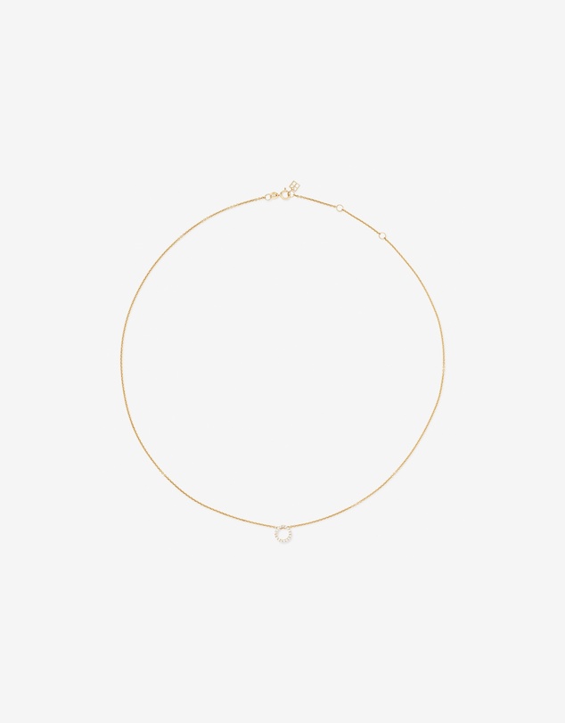 Michael Hill - Circle Necklace & Earring Set in 18kt Vermeil with Cubic Zirconia