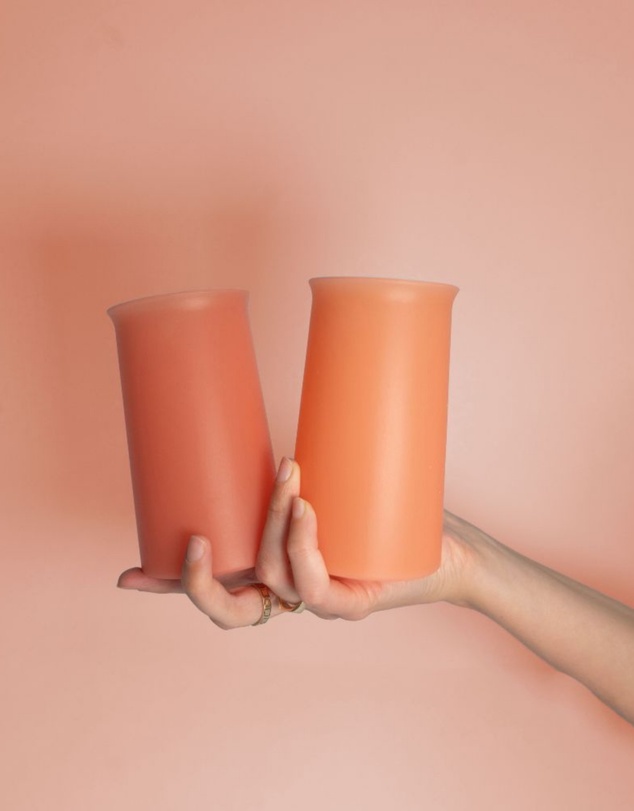 porter green - stegg | silicone unbreakable highball glasses