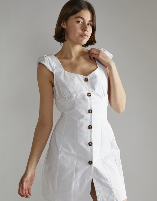 Glamorous - Button Front Mini Dress
