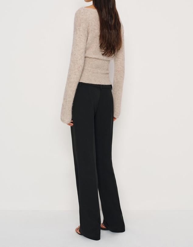 Reformation - Soren Sheer Alpaca Sweater Top