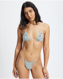 Jaded London - Triangle Clear Straps Bikini Top
