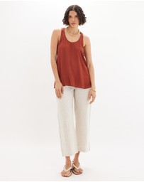 Amelius - Sabine Side Button Top
