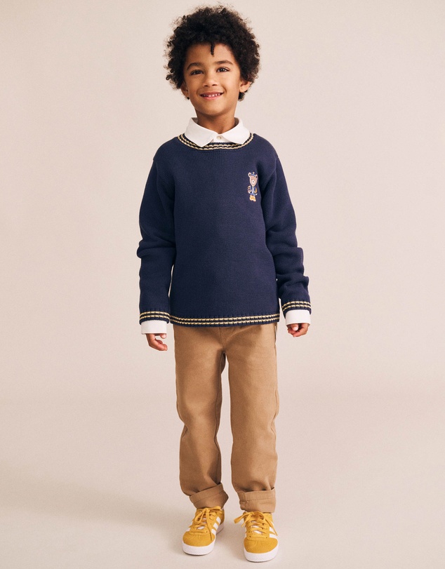 Huxbaby - Baller Hux Tipped Pullover - Babies-Kids