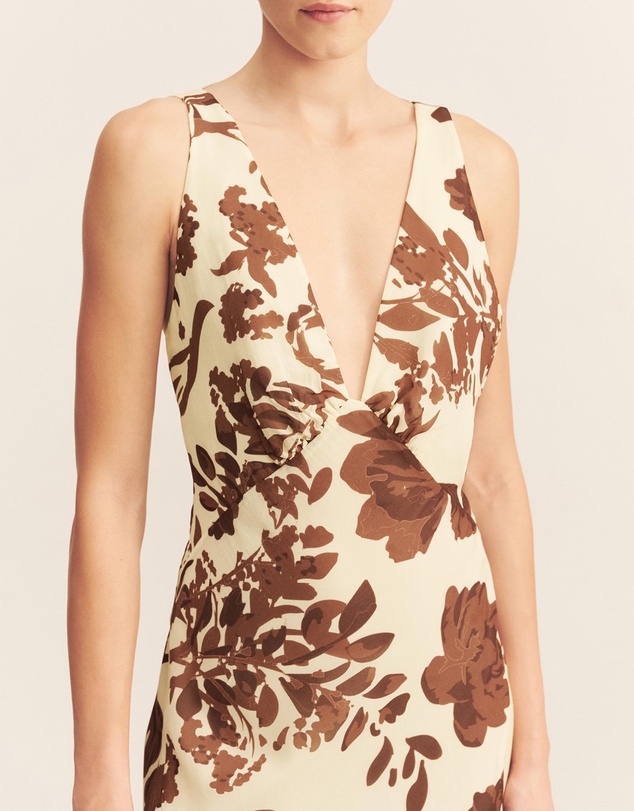 Shona Joy - Noa Plunged Maxi Dress