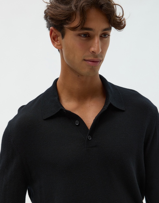 AERE - Merino Wool Knit Polo
