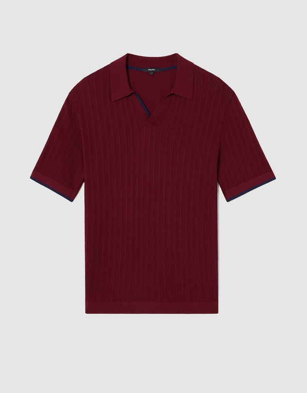 Politix - Anderson Stripe Texture Knit Polo