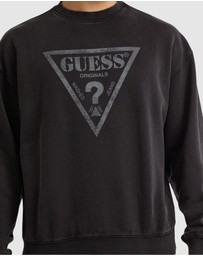 GUESS Originals - GUESS Originals Vintage Triangle Crewneck Sweatshirt