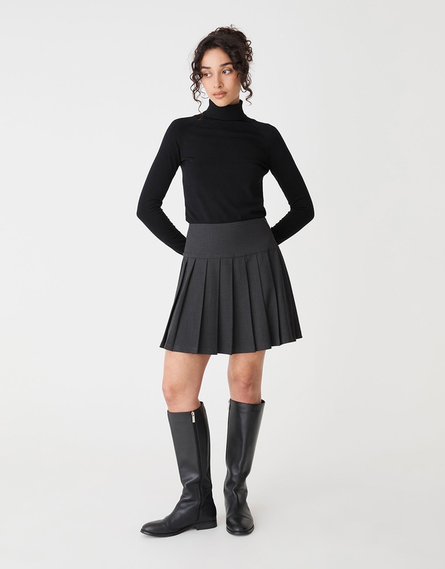 Forcast - Westwood Pleated Mini Skirt