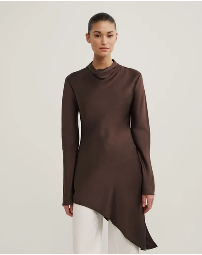 Witchery - Long Sleeve Asymmetric Hem Tunic