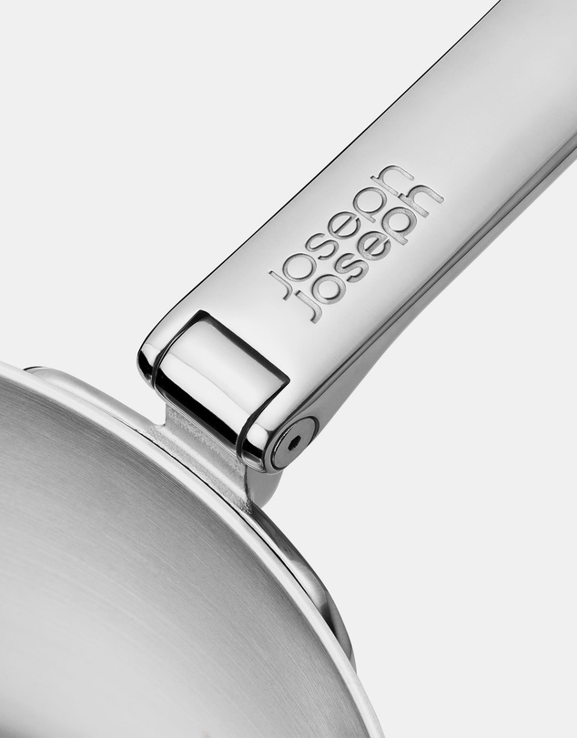 Joseph Joseph - Space Steel 5-piece Stainless-steel Cookware Set with Folding Handles