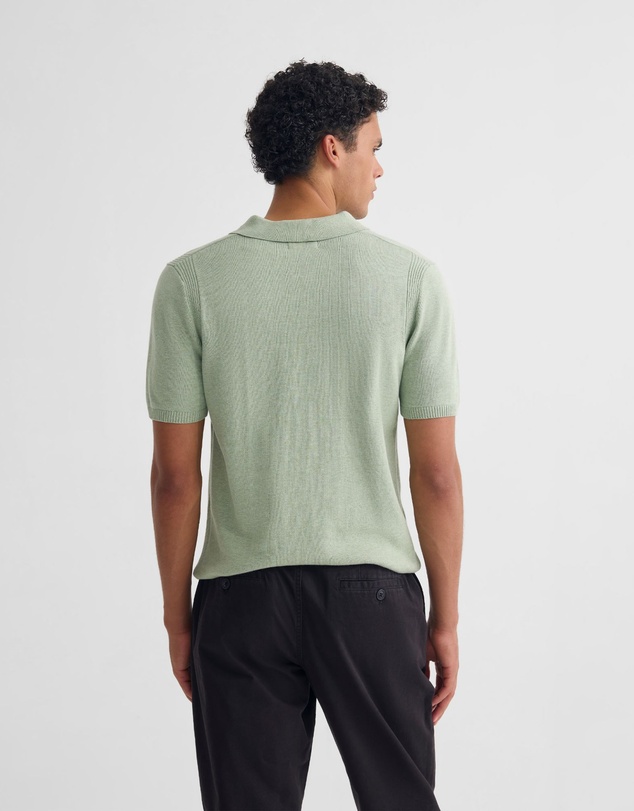 Oxford - Otis Zip Neck Knitted Polo