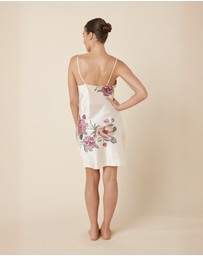 Gingerlilly - Piper Floral Silky Satin Nightie