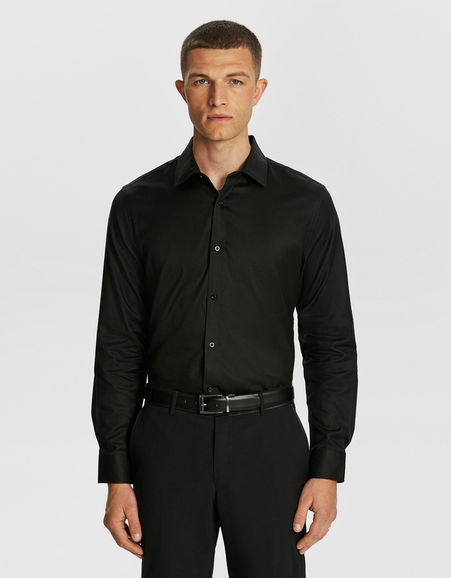 yd. - Maximum Two Ply Cotton Premium Slim Dress Shirt