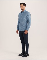 SABA - Lucian Long Sleeve Stretch Check Shirt