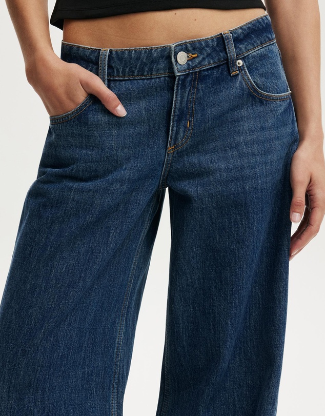 Cotton On - Low Rise Wide Jeans