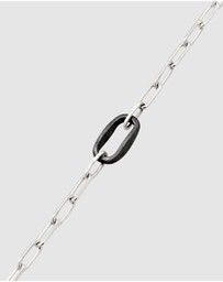 Kuzzoi - ICONIC EXCLUSIVE - Bracelet Male Basic Long Link 925 Sterling Silver