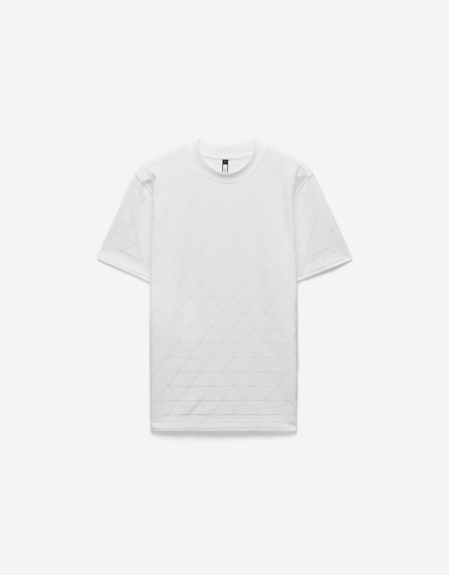 Calibre - Geometric Jacquard T-shirt Off White