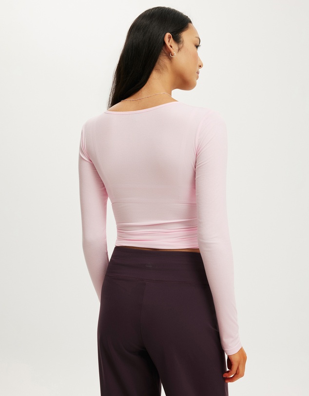 Cotton On Body Active - Active Wrap LS Top