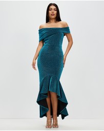 Romance by Honey and Beau - Caterina Off Shoulder Maxi Dress