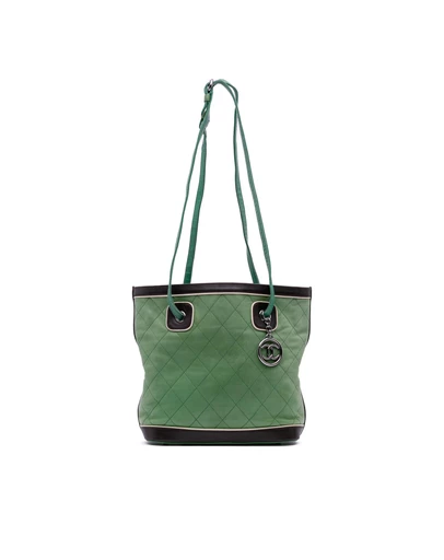 Pre-Loved by Azura Reborn - Pre-Loved CC Quilted Lambskin Country Club Tote