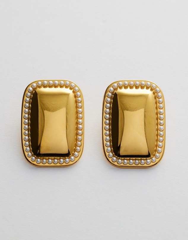 Moira Hughes - The White Label - Yindi Pearl Statement Earrings