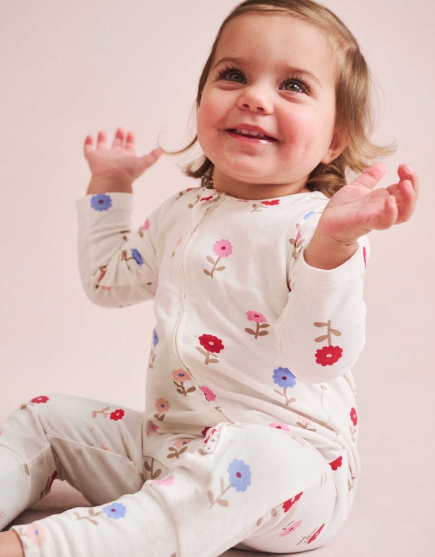 Cotton On Kids - Growie Long Sleeve Zip Romper
