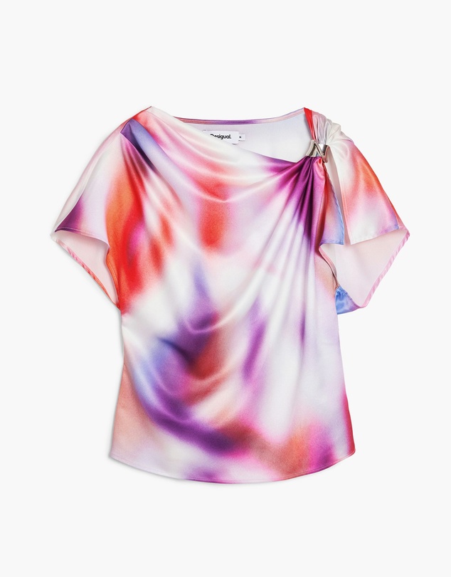 Desigual - Ombre draped Blouse