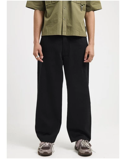 Black Noise White Rain - Raven Relaxed Denim Jeans