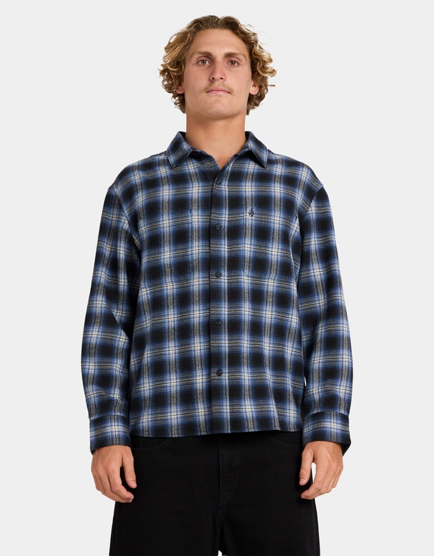 Volcom - Mens Psycho Flannel Long Sleeve T-Shirt