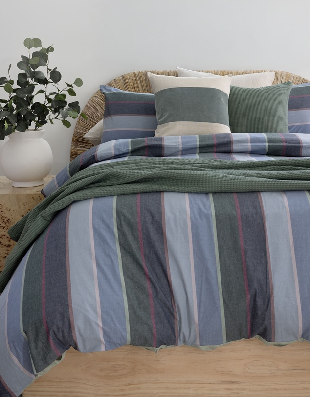 Bambury - Kaia Yarn Dyed Cotton Quilt Cover Set