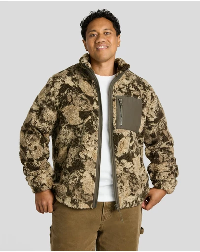 Johnny Bigg - Teddy Sherpa Zip Thru Jacket