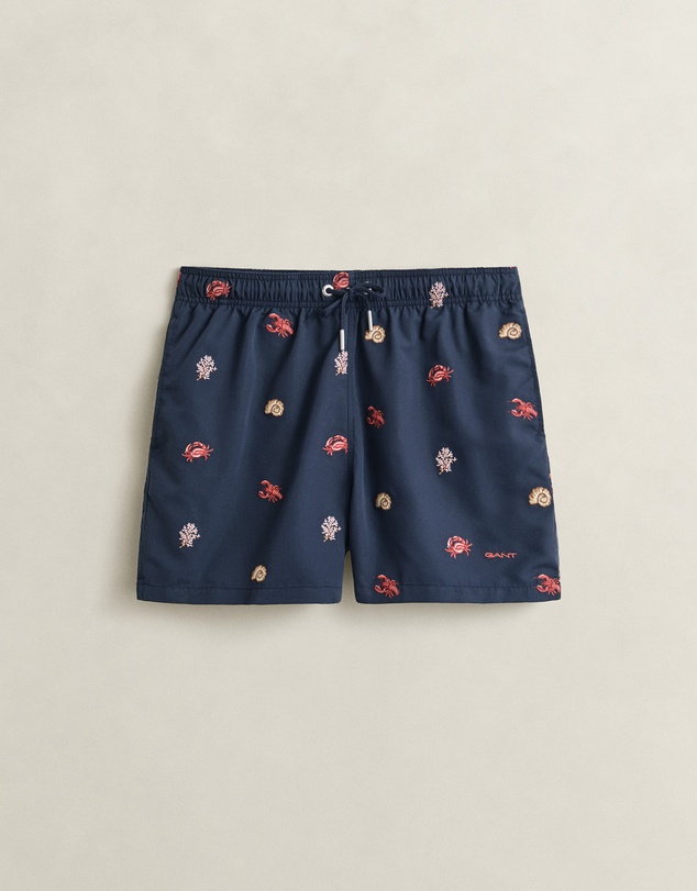 Gant - Lobster Embroidery Swim Shorts