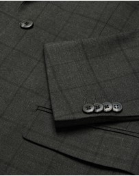Politix - Windowpane Check Tailored Jacket
