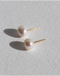SAINT VALENTINE - Mara Keshi Pearl Studs - Gold