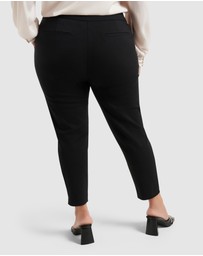 Forever New Curve - Audrey Curve High Waist Cropped Pants