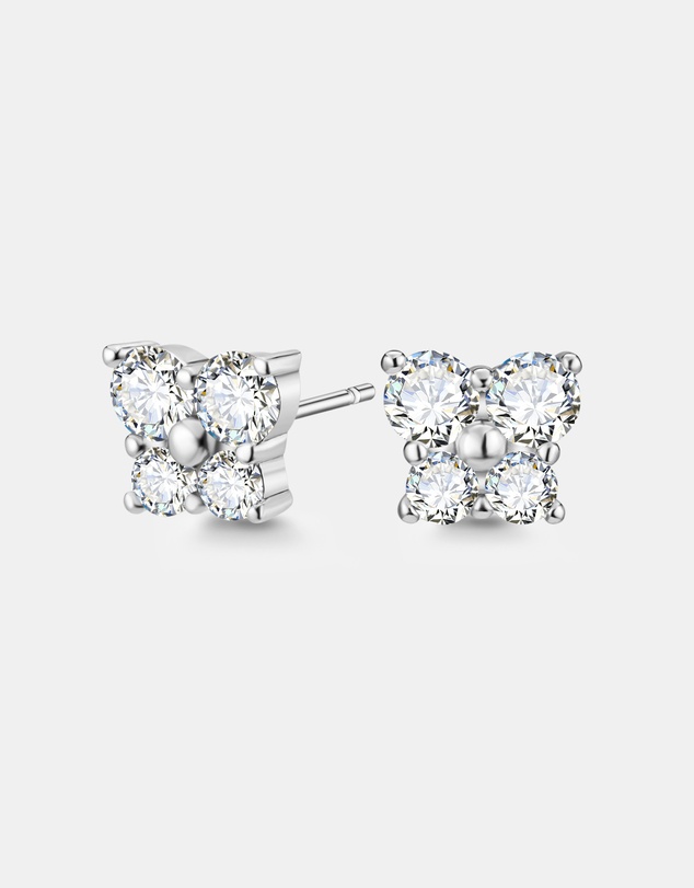 Mestige Kids - Little Flutter Earrings - Silver Plated