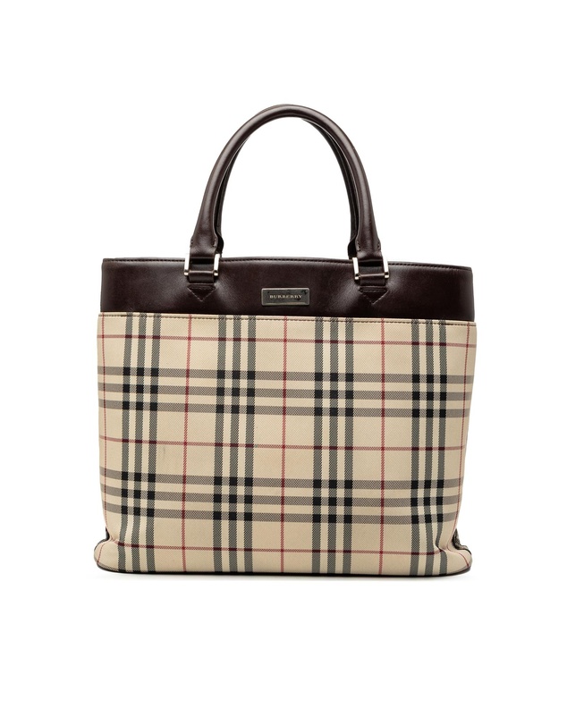 Pre-Loved by Azura Reborn - Pre-Loved House Check Canvas Tote