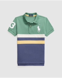 Polo Ralph Lauren - Big Pony Cotton Mesh Polo Shirt - Babies-Kids